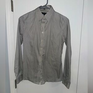 Banana republic button down collar women shirt long sleeve office style